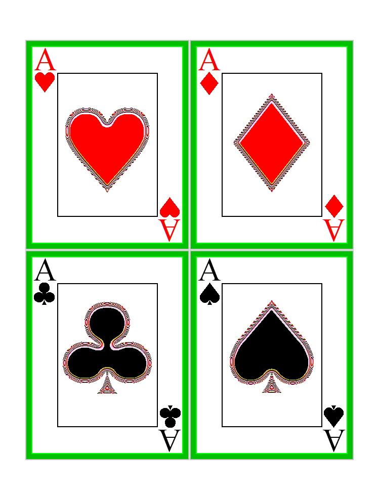 Playing Cards Printable