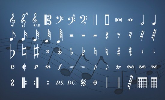 Musical Font and Musical Symbols