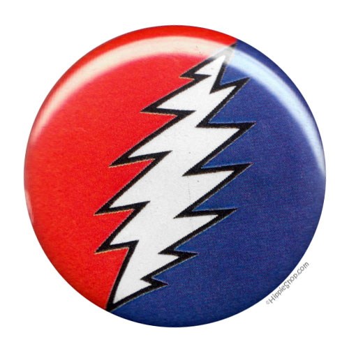 Grateful Dead - SYF Lightning Bolt Button on Sale for $1.99 at ...