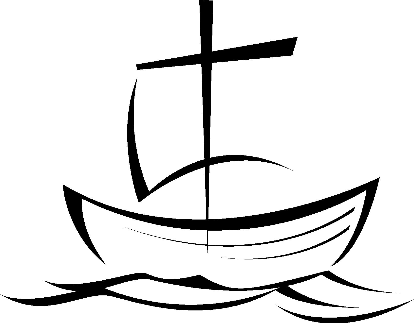 jesus in a boat clipart - photo #14