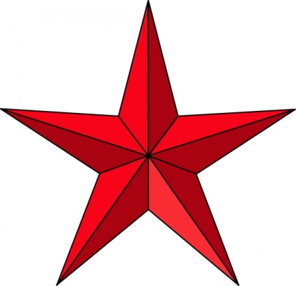 Red Star clip art - Download free Shape vectors