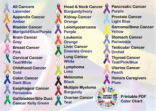 A Beautiful Burden: Ribbon Check: What Color Are You?