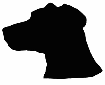 Dog Head Silhouette - Cliparts.co