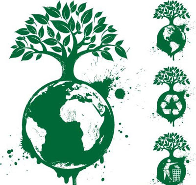 Green Earth Logo - Free Vector Art