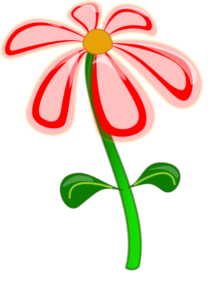 Flower Red Cartoon Clip Art at Clker.com - vector clip art online ...