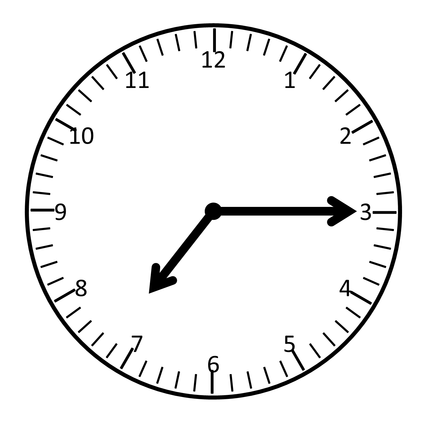 Free Printable Analogue Clock Faces