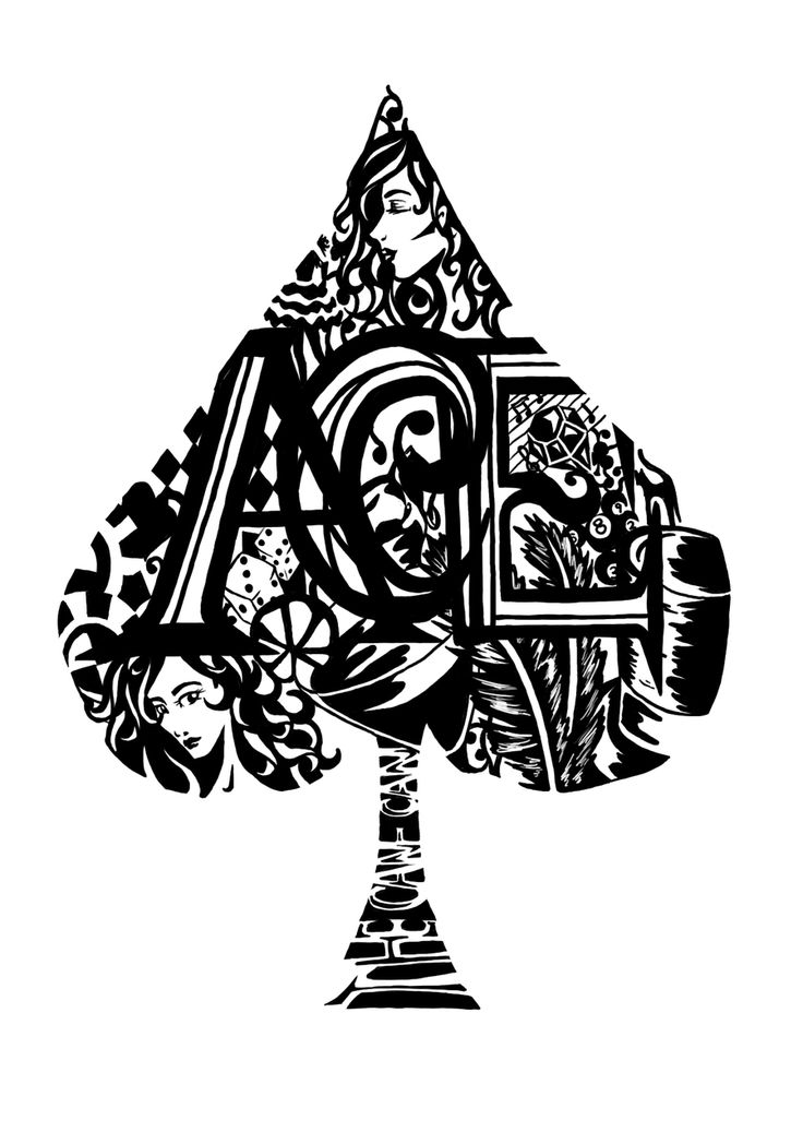 spade tattoo | Ace of Spades by *Down-a-Rabbit-Hole on deviantART ...