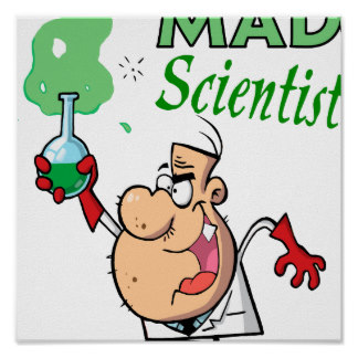 Cartoon Mad Scientist Art, Cartoon Mad Scientist Paintings ...