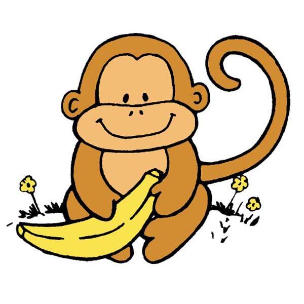 Monkey Banana Clipart | Clipart Panda - Free Clipart Images