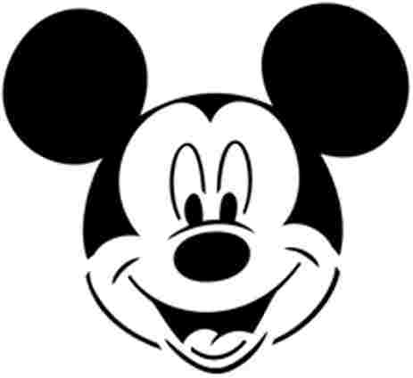 Mickey Mouse Head Coloring Pages 647#