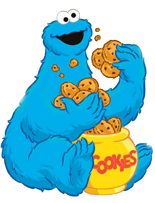 Cookie Monster Eating Cookies - ClipArt Best