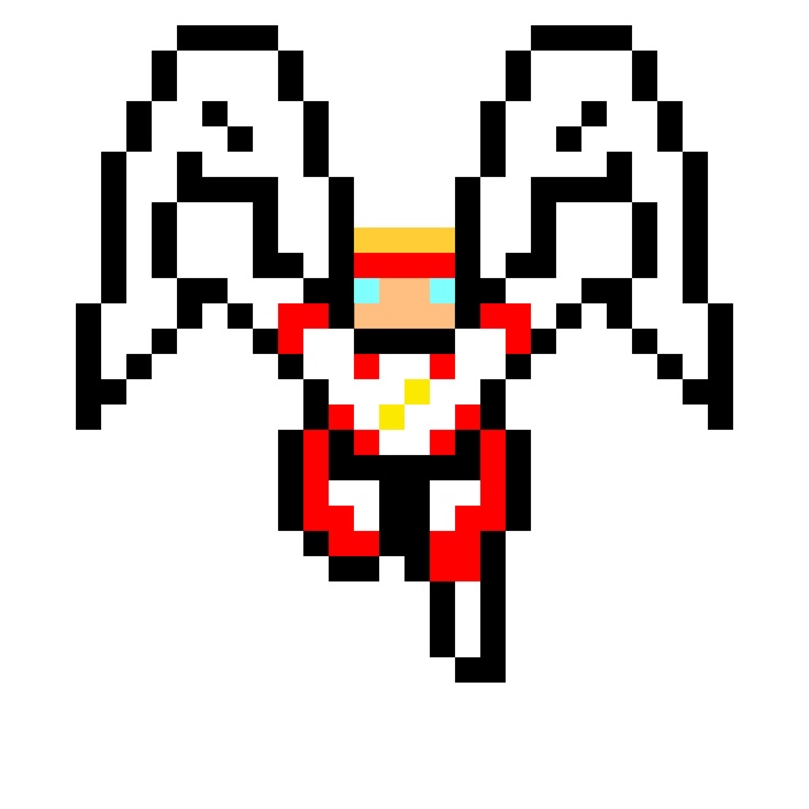 8 Bit Angel (Red Halo Uniform) | My Geek Sqrd | Pinterest