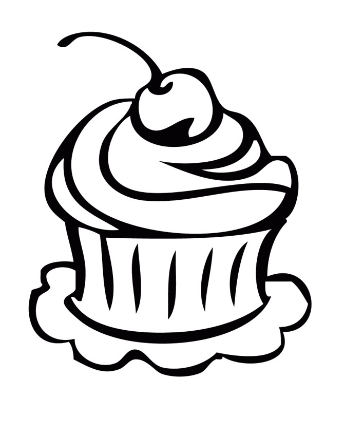 The Cupcake Taste Fruit Coloring Pages - Cookie Coloring Pages ...