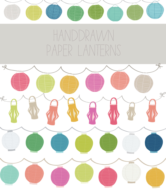 Paper Lantern Clip Art - Angie Makes