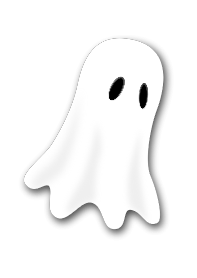 Halloween Ghost medium 600pixel clipart, vector clip art ...