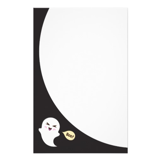 Funny Ghost Stationery, Custom Funny Ghost Stationary