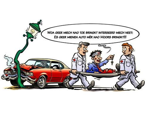 Car Accident: Funny Car Accident Cartoon