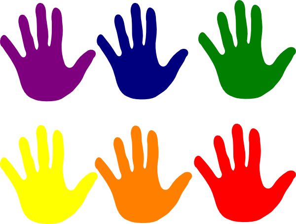 Colorful Hands Clipart | Clipart Panda - Free Clipart Images