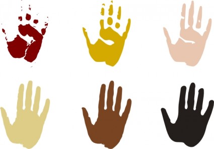 Vector hand prints Free vector for free download (about 13 files).