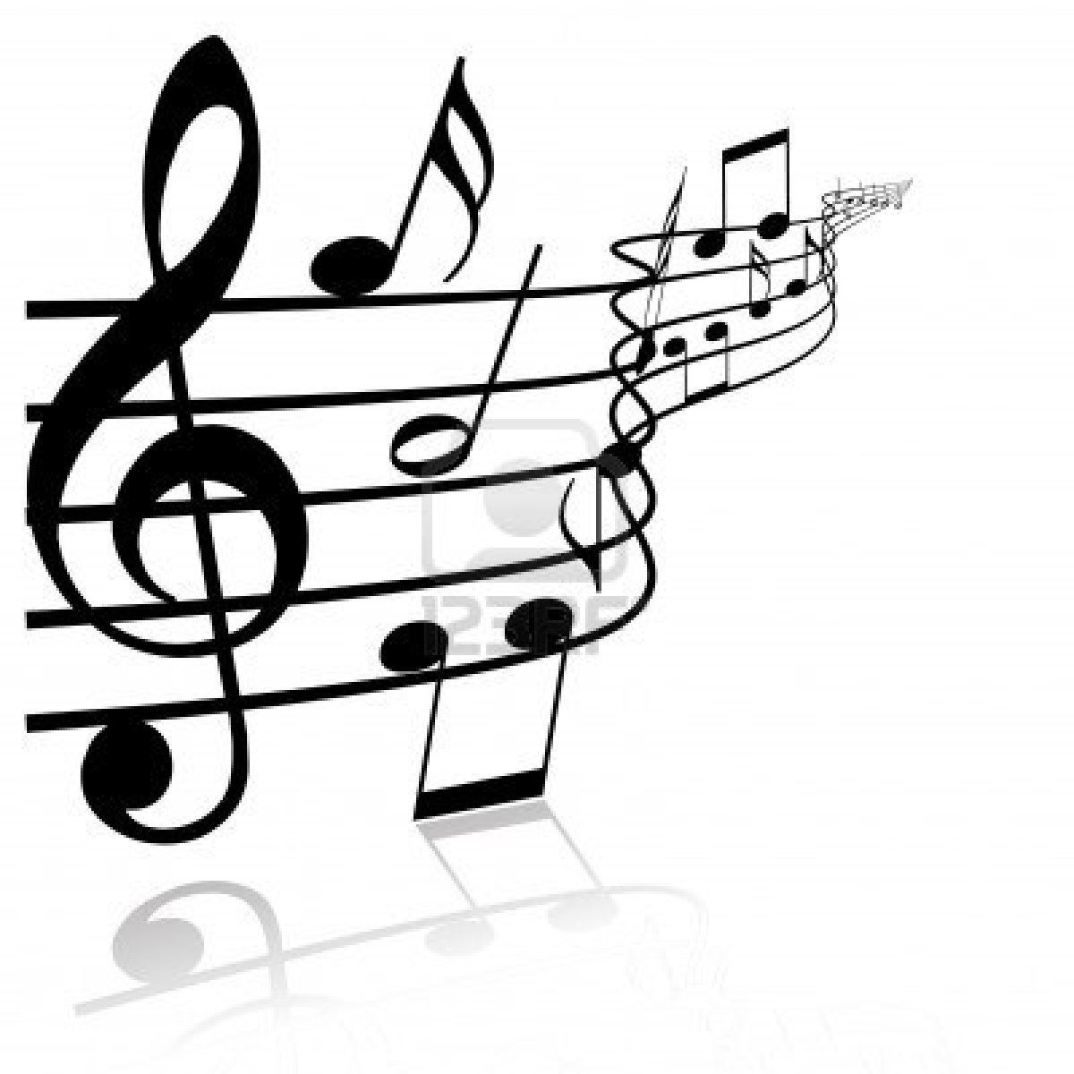 Musical Notes Background Black And White | Clipart Panda - Free ...