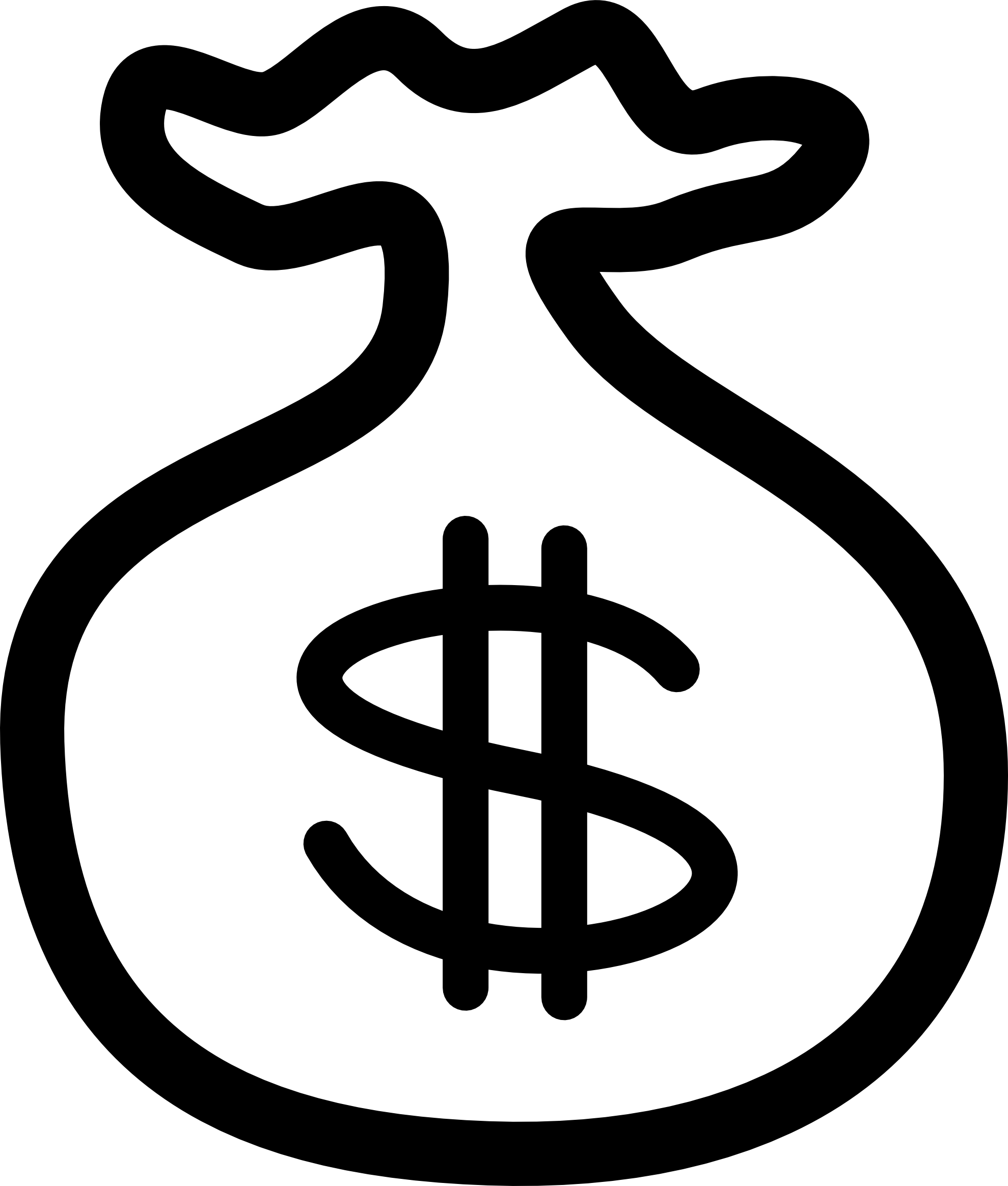 Money Bag Clip Art Black And White | Clipart Panda - Free Clipart ...