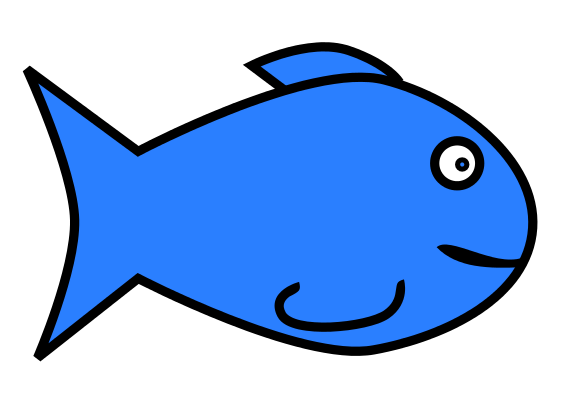 Cute Blue Fish Clipart | Clipart Panda - Free Clipart Images
