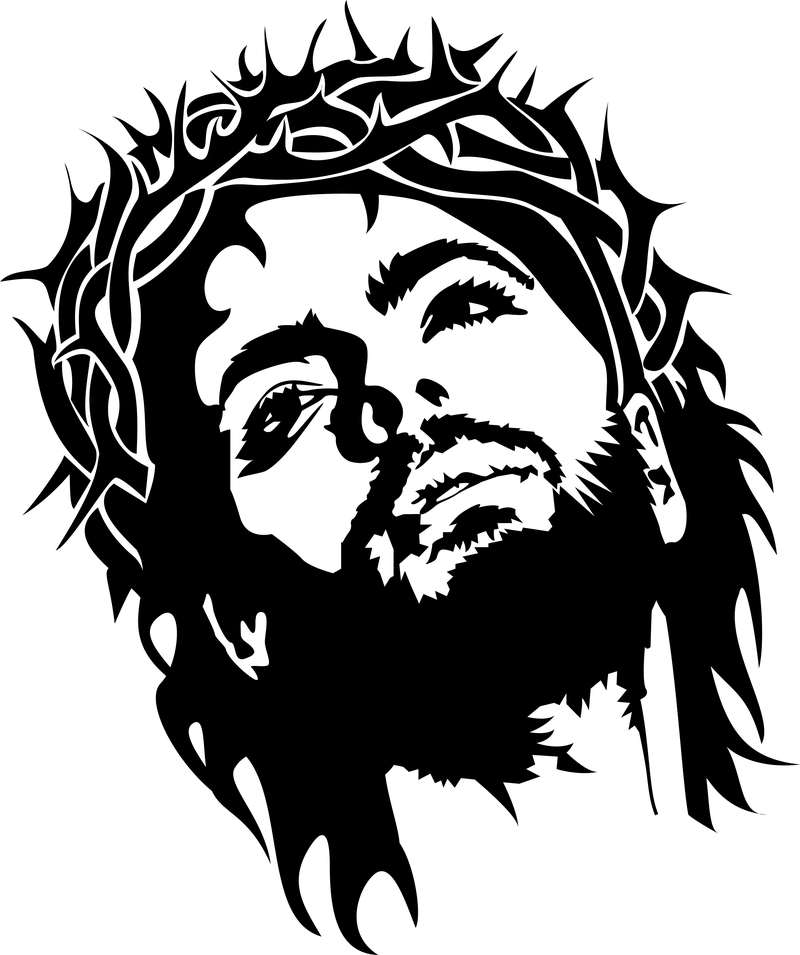 Jesus Christ Face Vector Image - Free Vector Download | Qvectors.