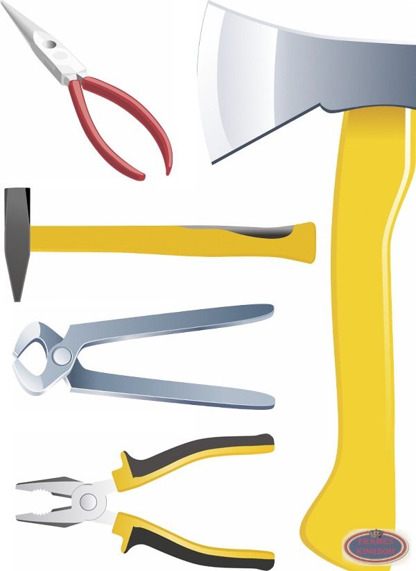 Construction tools and instruments clipart images - hammers ...
