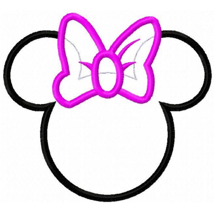 Minnie Mouse Silhouette Clip Art - Cliparts.co