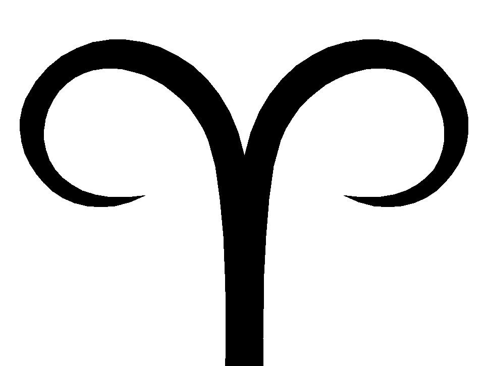 Astrological Symbols In Decorative Circle With Eye Center
