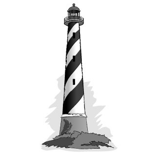 Lighthouse Clip Art Black And White Free | Clipart Panda - Free ...