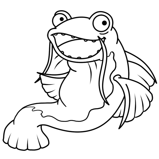Catfish Drawings - ClipArt Best