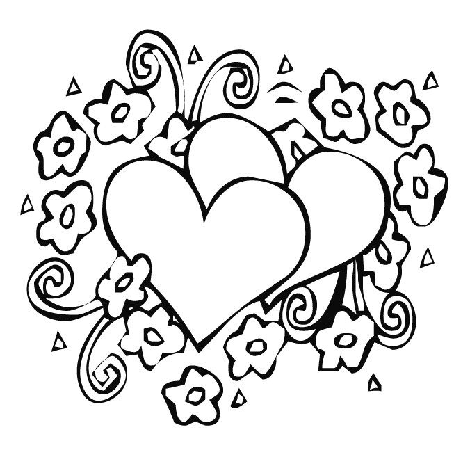 Coloring Pages For Hearts | Top Coloring Pages