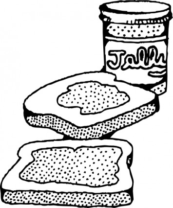 Peanut Butter And Jelly Sandwich Clipart - ClipArt Best