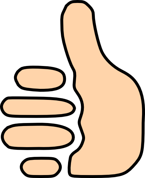 Thumbs Up Symbol clip art - vector clip art online, royalty free ...