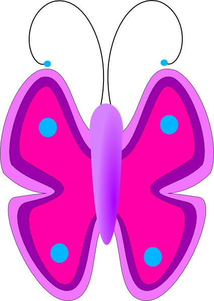 Butterfly clip art Free Vector / 4Vector