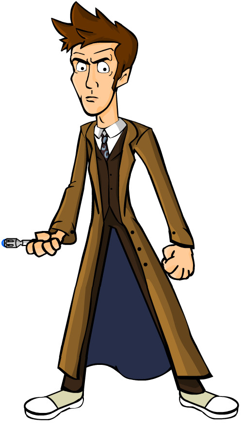 10th doctor doodle cartoon by CPD-91 on deviantART