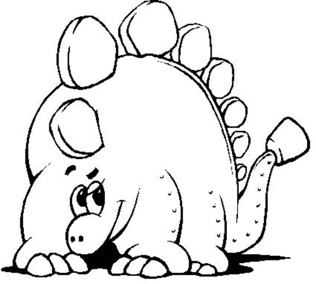 Stegosaurus coloring pages : 12 free Prehitoric Animals coloring ...