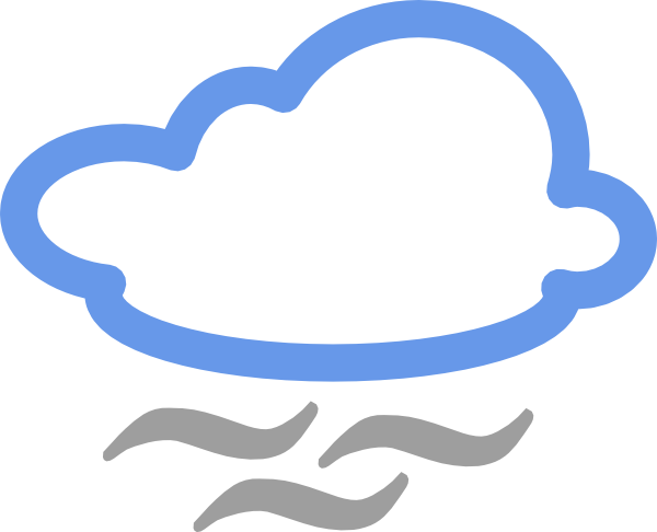 Cloudy Weather Symbols clip art - vector clip art online, royalty ...