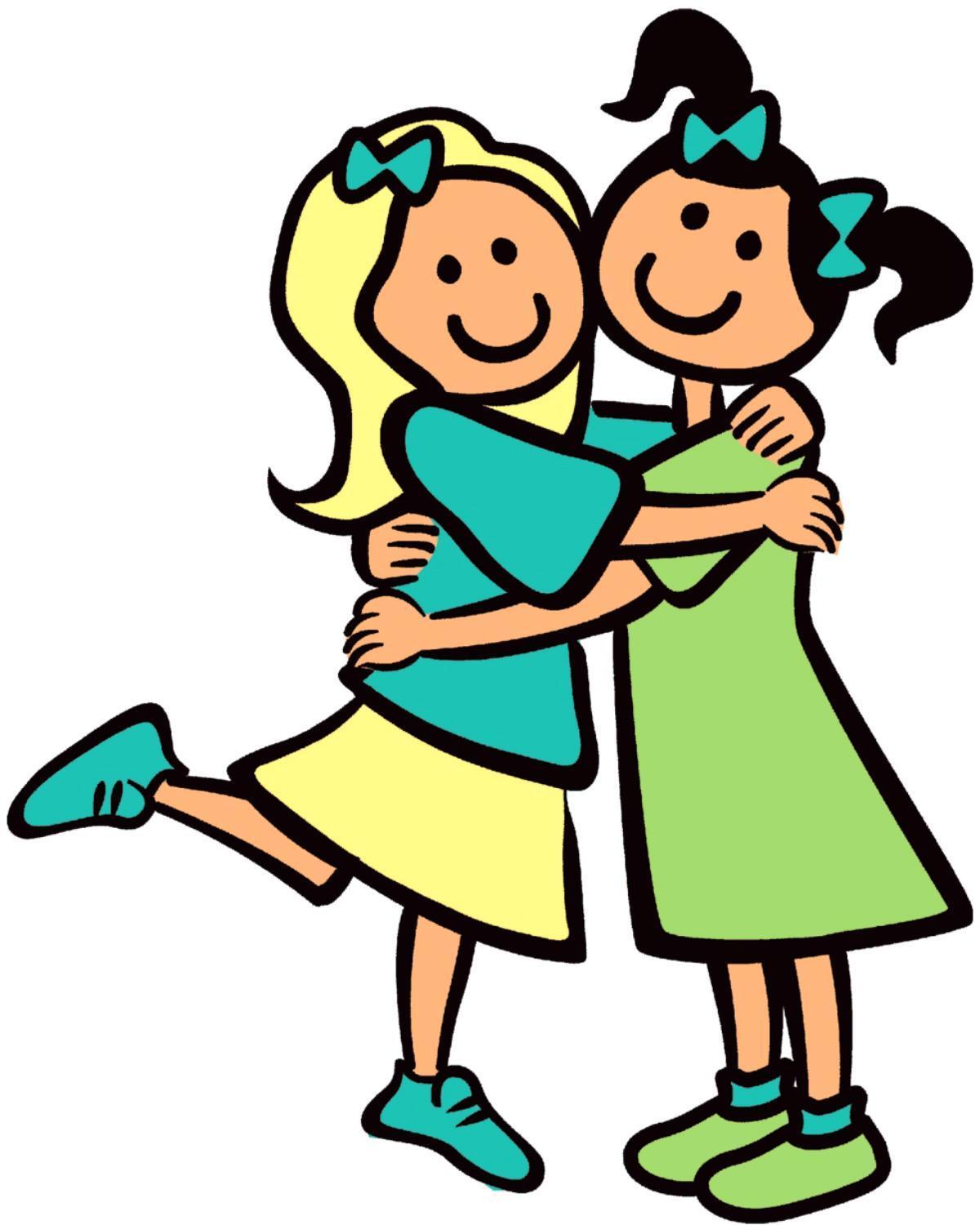 Cartoon Boy And Girl Hugging - Cliparts.co