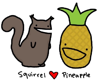 Pineapple Animal Cartoon Picture and Photo | Imagesize: 60 kilobyte