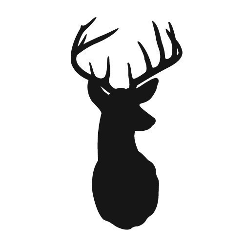 Gallery For > Deer Head Silhouette Clip Art