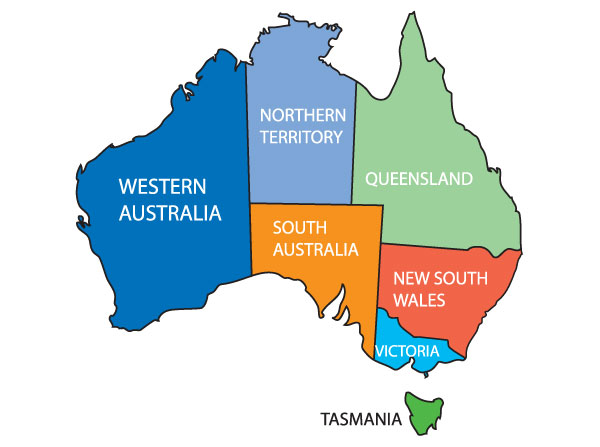 free clipart map of australia - photo #1
