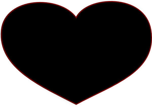 free heart silhouette clip art - photo #22