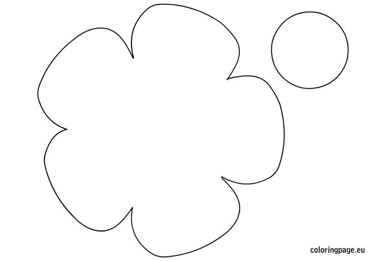 Printable flower template free | Mother's Day | Pinterest