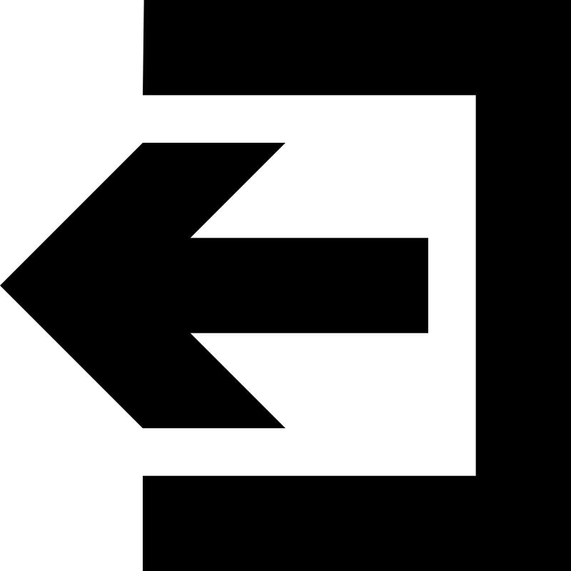 Clipart - logout mini icon
