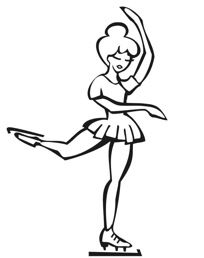 Ice Skating Coloring Pages - Free Printable Coloring Pages | Free ...