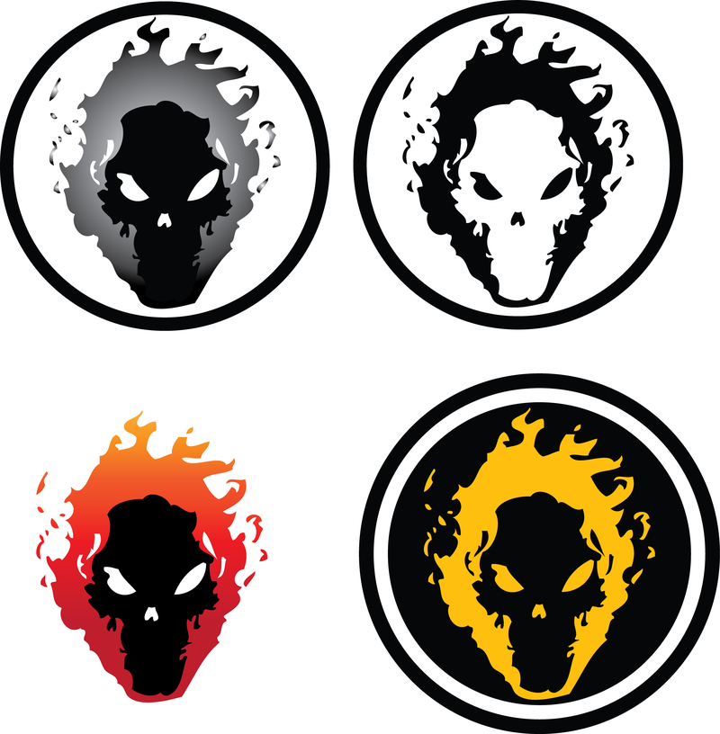 Flaming Skull - Free Vector Download | Qvectors.