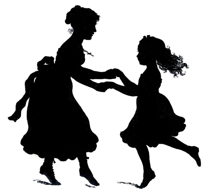 Vector Image Downloads - Mother's Day Silhouette