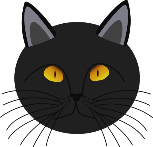 Pix For > Clip Art Cat Face